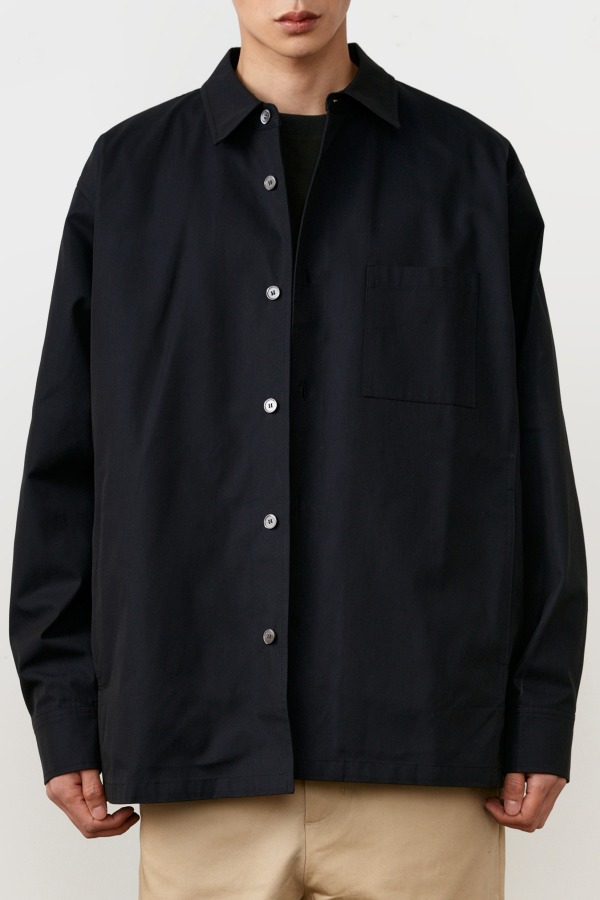 Compact Outer Shirt_NAVY