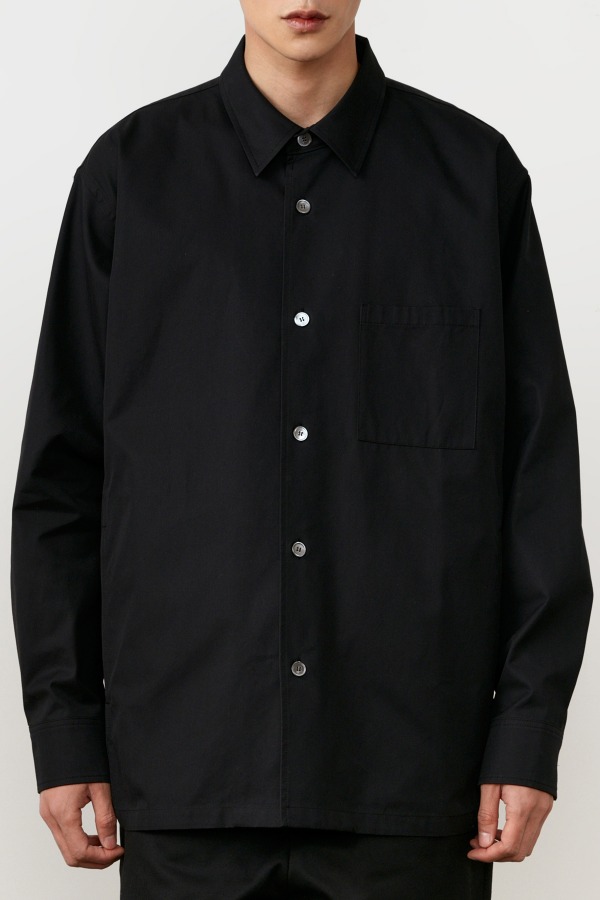 Compact Outer Shirt_BLACK